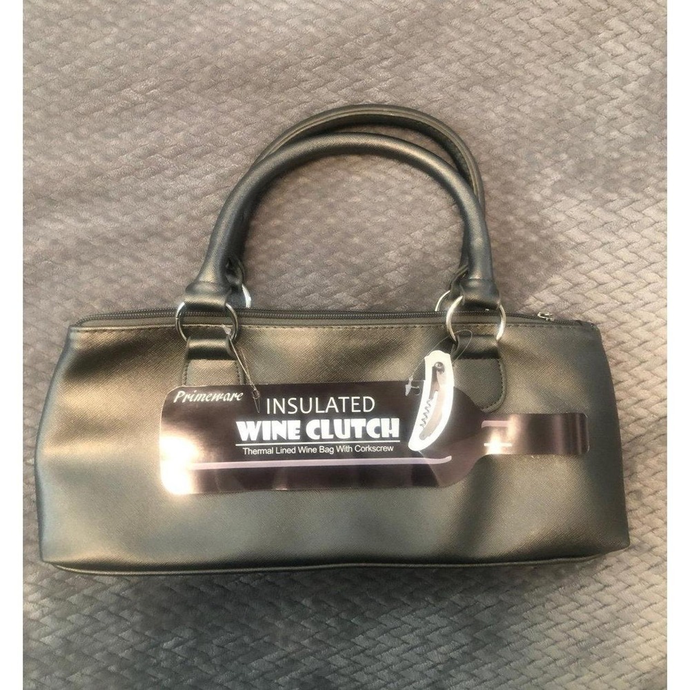 Primeware Insulated Wine Clutch with Corkscrew NWT